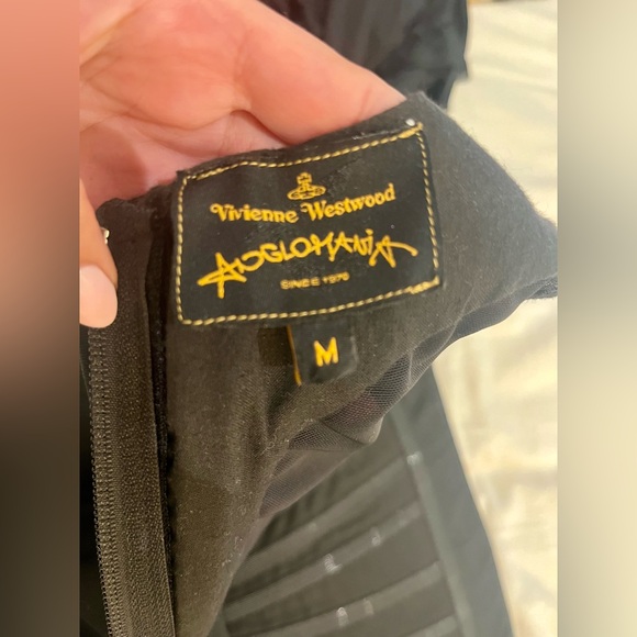 VIVIENNE WESTWOOD Black Draped Christy Corset Top or Micro Mini Dress - Picture 8 of 8